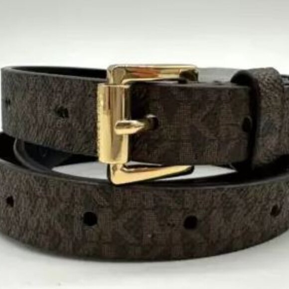 Michael Kors Logo Skinny Belt Medium NWT - Picture 3 of 7